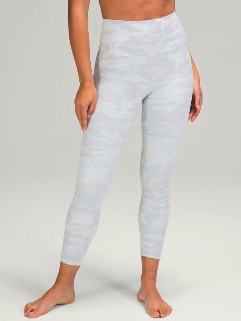 LULULEMON WUNDER UNDER THIED Incongnico Camo Jacguard Alpine White Camo Size 12